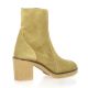 Maroli Boots cuir velours beige