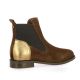 Maroli Boots cuir velours marron