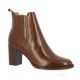 Maroli Boots cuir glacé cognac