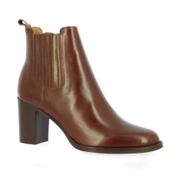 Maroli Boots cuir glacé cognac