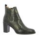 Maroli Boots cuir croco noir