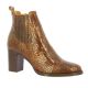 Maroli Boots cuir croco cognac
