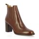 Maroli Boots cuir glacé cognac