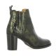 Maroli Boots cuir croco noir