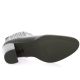 Maroli Boots cuir croco noir