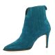 Maroli Boots cuir velours petrole