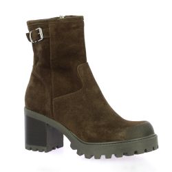 Spaziozero Boots cuir velours marron