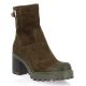 Spaziozero Boots cuir velours marron