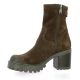 Spaziozero Boots cuir velours marron