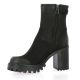 Spaziozero Boots cuir nubuck noir