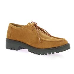 So send Derby cuir velours camel