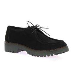 So send Derby cuir velours noir