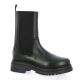 So send Boots cuir noir