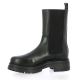 So send Boots cuir noir