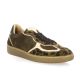 Reqins Baskets cuir velours vison