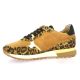 Reqins Baskets cuir velours leopard