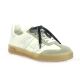 Up44 Baskets cuir blanc/argent