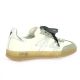 Up44 Baskets cuir blanc/argent