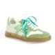 Up44 Baskets cuir blanc/vert