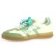 Up44 Baskets cuir blanc/vert