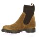 Reqins Boots cuir velours cafe