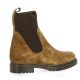 Reqins Boots cuir velours cafe