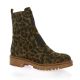 Reqins Boots cuir velours leopard