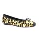 Reqins Ballerines cuir velours chamois