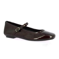 Reqins Ballerines cuir vernis bordeaux
