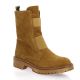 Reqins Boots cuir velours noisette