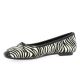 Reqins Ballerines cuir velours blanc/noir