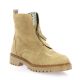 Reqins Boots cuir velours havane