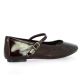 Reqins Ballerines cuir vernis bordeaux