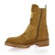 Reqins Boots cuir velours noisette