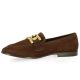 Reqins Mocassins cuir velours marron
