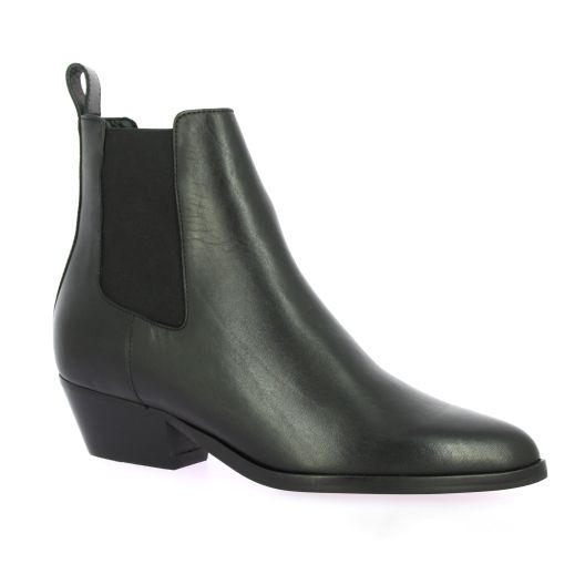 Reqins Boots cuir noir