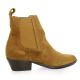 Reqins Boots cuir velours cognac