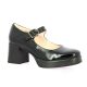 Patricia miller Babies cuir vernis noir