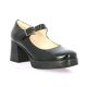 Patricia miller Babies cuir vernis noir