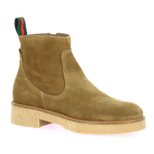 Patricia miller Boots cuir velours camel