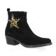 Patricia miller Boots cuir velours noir