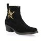Patricia miller Boots cuir velours noir