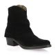 Patricia miller Boots cuir velours noir