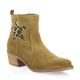 Patricia miller Boots cuir velours camel