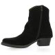 Patricia miller Boots cuir velours noir