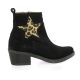 Patricia miller Boots cuir velours noir