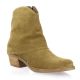 Patricia miller Boots cuir velours camel