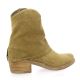 Patricia miller Boots cuir velours camel