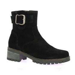 Patricia miller Boots cuir velours noir