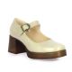 Patricia miller Babies cuir vernis beige